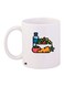 Vegetables Printed Coffee Mug White/Blue/Green 11ounce