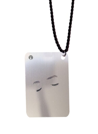 Eyes Printed Car Mirror Pendant