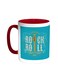 Rock And Roll Printed Coffee Mug Red/White 11ounce