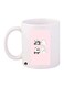 We Bare Bears Printed Coffee Mug White/Black/Pink