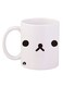 A Bear Face Printed Mug White/Black 12ounce