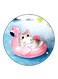 Cat Printed Fridge Magnet Multicolour