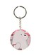 Bear Printed Double Sided Keychain