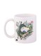 Studio Ghibli Printed Mug White/Green/Yellow 12ounce