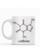 Caffeine Formula Printed Coffee Mug White/Black 9.2x7.7cm