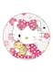Hello Kitty Printed Fridge Magnet Round Multicolour