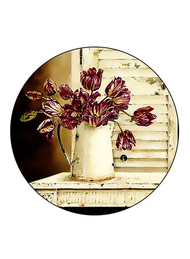 Flowers Printed Fridge Magnet Multicolour