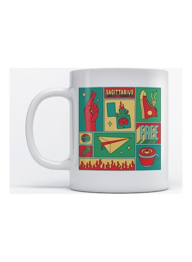 Mug Sagittarius for Coffee and Tea White