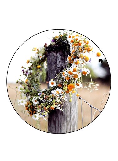 Flowers Printed Fridge Magnet Multicolour