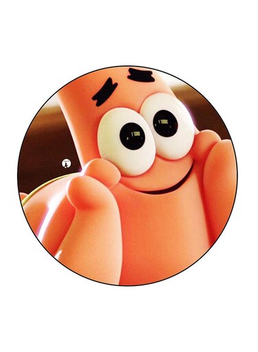 Cartoon Printed Fridge Magnet Multicolour 5.5 x 5.5cm