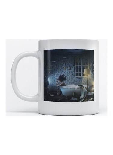 Mug Mermaid for Coffee and Tea White