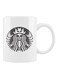 Skeleton Printed Coffee Mug White/Black 350ml