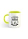 Sport Club Printed Mug White/Yellow