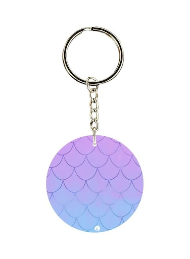 Fish Scale Printed Keychain