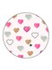 Hearts Printed Fridge Magnet Multicolour