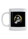 Cool Panda Printed Ceramic Coffee Mug White/Black/Yellow