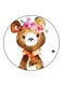 Bear Printed Fridge Magnet Multicolour