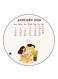 Clender Printed Fridge Magnet Multicolour