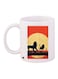 Lion King Printed Coffee Mug White/Orange/Black 11ounce