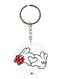 Disney Mini Mouse Hand Printed Keychain