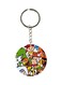 Cartoon Printed Double Sided Keychain