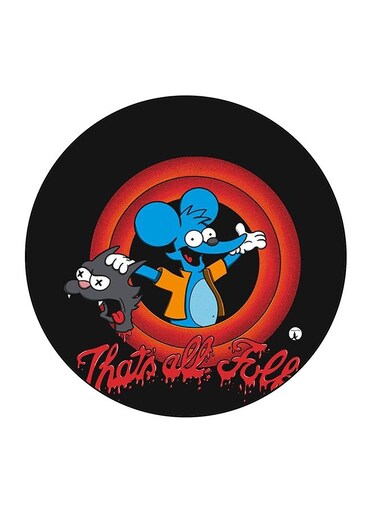 Cartoon Printed Fridge Magnet Multicolour 5.5 x 5.5cm