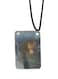 Adnan With Lina Printed Car Mirror Pendant