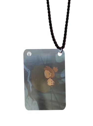 Adnan With Lina Printed Car Mirror Pendant