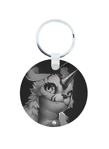 Anime Wooden Keychain