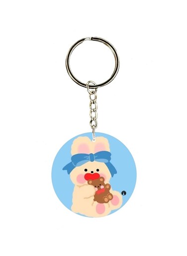 Cartoon Printed Keychain