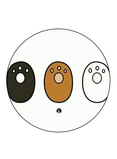 We Bare Bears Printed Fridge Magnet Multicolour