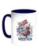 Sport Ski Shoe Printed Coffee Mug White Blue