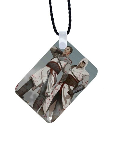 Assassin's Creed Printed Car Mirror Pendant