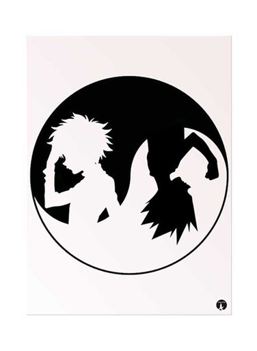 Anime Hunter X Metal Plate Poster Black/White 15 x 20cm