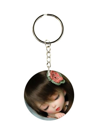 Doll Printed Key Chain