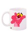 Pink Panther Printed Coffee Mug White/Pink/Yellow