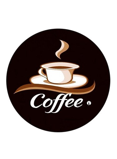 Coffee Printed Fridge Magnet Multicolour