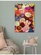 Flowers Themed Wall Painting Multicolour 40x60cm