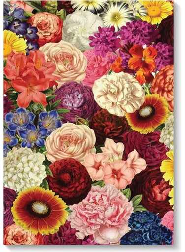 Flowers Themed Wall Painting Multicolour 40x60cm
