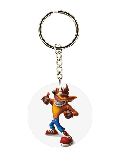 Crash Double Side Printed Keychain