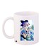 Anime Printed Coffee Mug White/Purple/Blue 11ounce