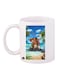 Moana Printed Mug White/Blue/Beige Standard Size