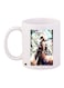 Cartoon Printed Coffee Mug White/Blue/Brown 11ounce