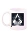 Printed Coffee Mug White/Black