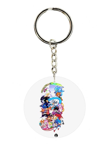Sonic Printed Keychain