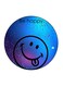 Be Happy Printed Fridge Magnet Blue/Black/Pink 5.5 x 5.5cm