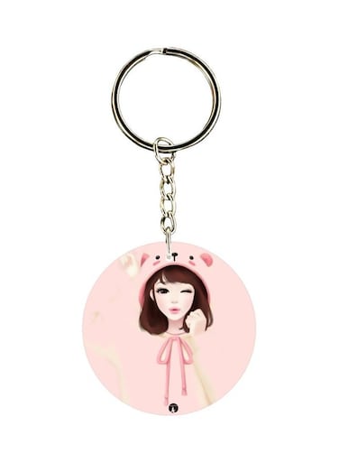 Printed Single Sided Keychain