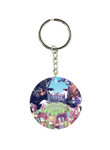 Anime Digimon Printed Keychain