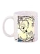 Deer Printed Coffee Mug White/Beige/Black 11ounce