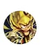 Video Game Sonic Printed Fridge Magnet Yellow/Blue